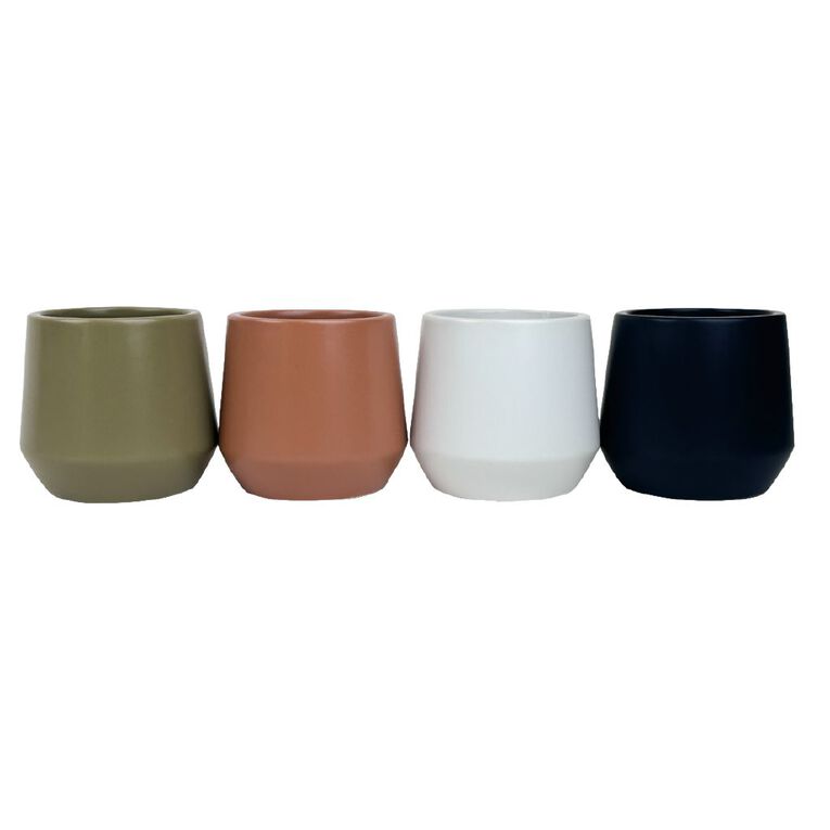 Kiwi Garden Stoneware Pot 10cm Assorted, , hi-res
