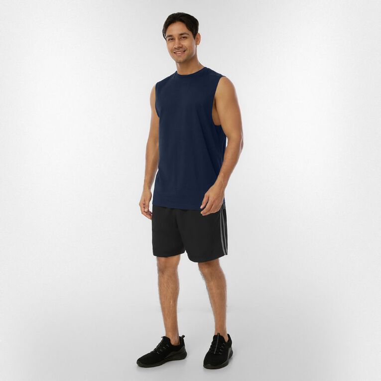 Active Intent Men's Muscle Tank, Blue Dark, hi-res