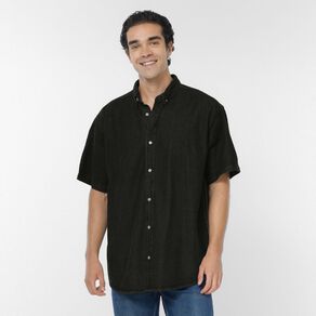 Garage Men's Short Sleeve Denim Shirt