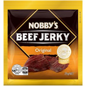 nobby's beef jerky original 25 g