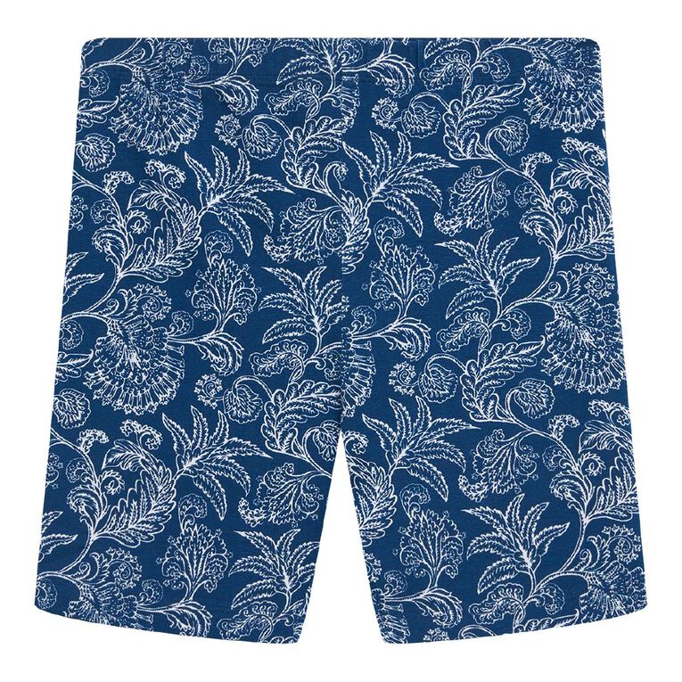 Young Original All Over Print Bike Shorts, Blue Dark, hi-res