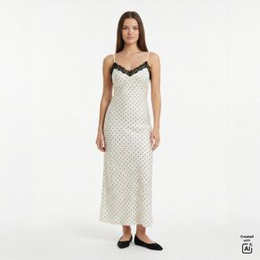 H&H Women's Event Satin Maxi Slip Dress