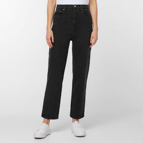 H&H Women's High Rise 90's Straight Jeans