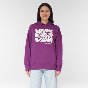 H&H Women's Long Sleeve Printed Hoodie
