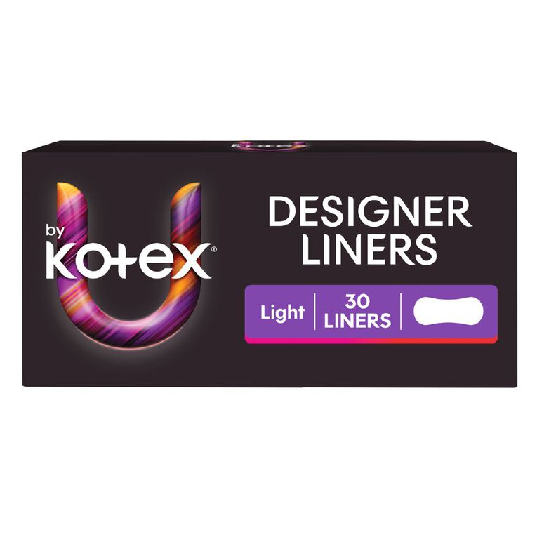 U By Kotex Printed Design Protect Liners 30 Pack, , hi-res