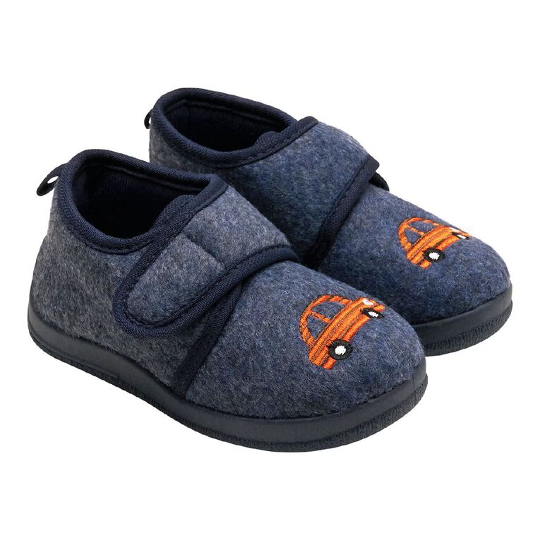 Young Original Junior Kids' Jordy Closed Back Slippers, Blue, hi-res