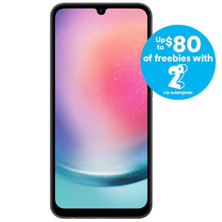 Samsung 2degrees Galaxy A24 4G Bundle Black, , hi-res