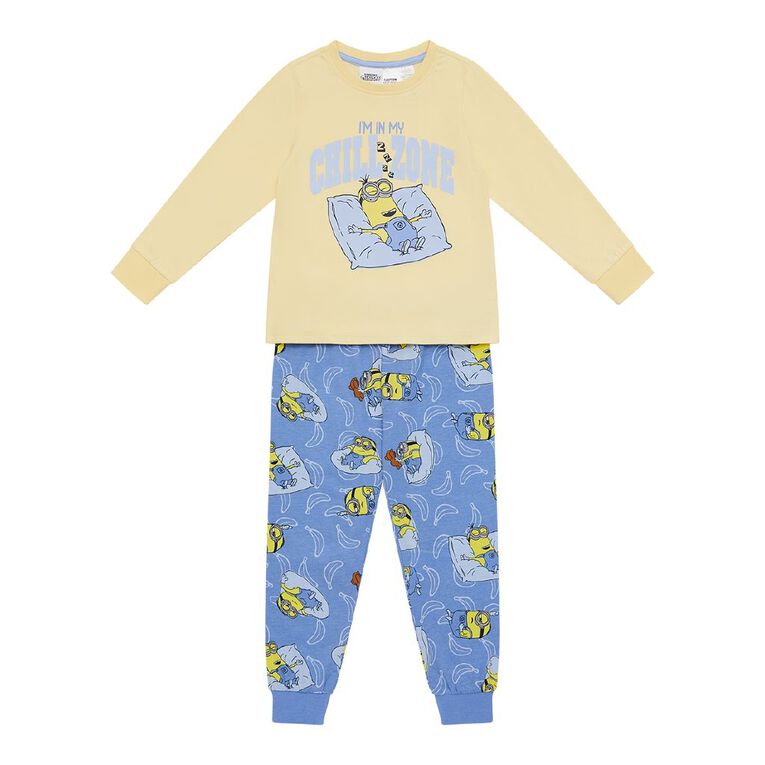 Minions Boys' Knit Pyjama Set, Yellow Light, hi-res
