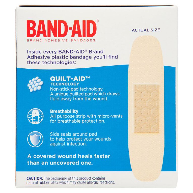 Band Aid Plaster Strips 50 Pack, , hi-res