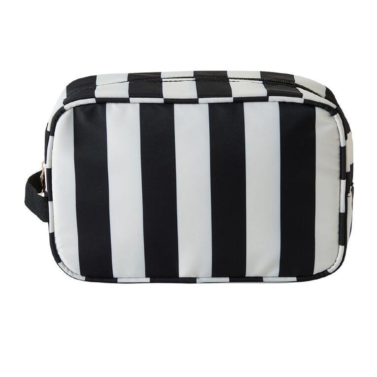 Poppi Large PU Toiletry Bag Stripe, , hi-res