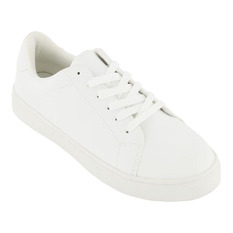 H&H Women's Minimalist Sneakers White The Warehouse