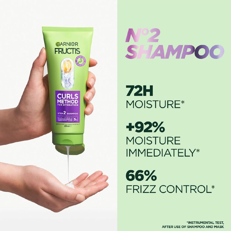 Garnier Fructis Curl Method Shampoo 200ml, , hi-res