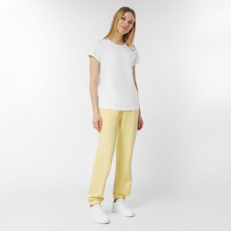 H&H Women's Essential Trackpants, Yellow Light, hi-res