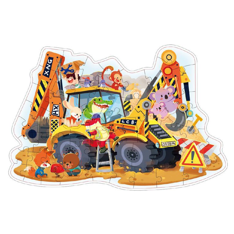 Play Studio Kids Floor Puzzle Vehicle 57 Pieces, , hi-res