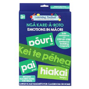 Learning Toolbox Magnetic Emotions in Te Reo Maori 35 Pieces