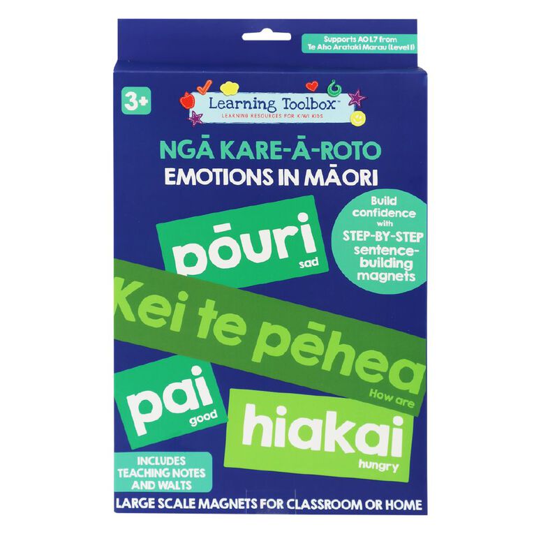 Learning Toolbox Magnetic Emotions in Te Reo Maori 35 Pieces, , hi-res