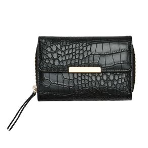 H&H Women's Faux Croc Texture Purse
