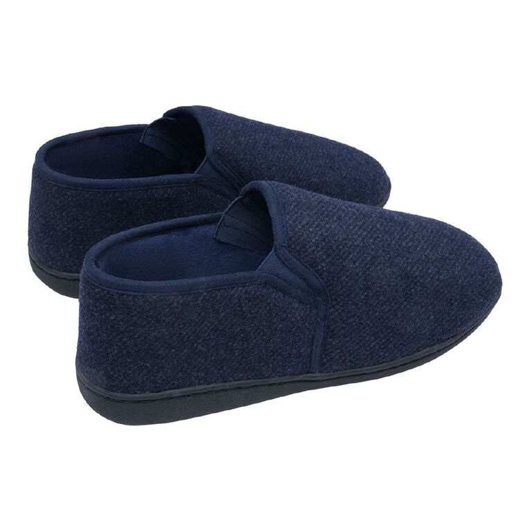 H&H Men's Bob Slippers, Navy, hi-res