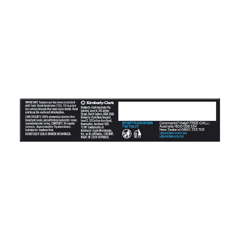 U By Kotex Regular Sport Tampons 16 Pack, , hi-res