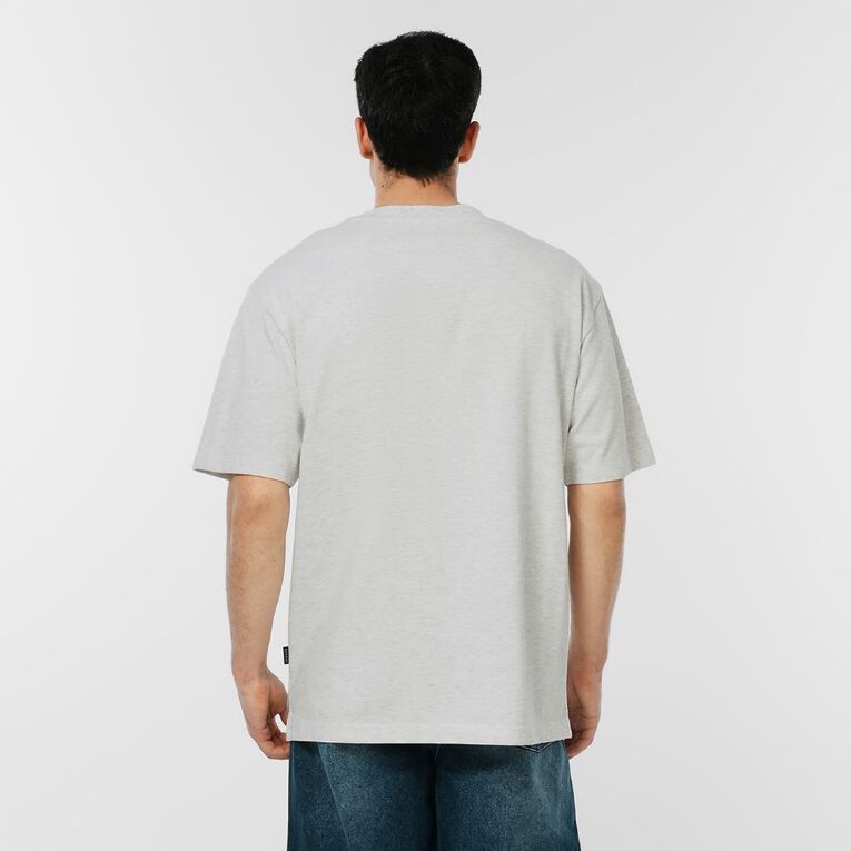 Garage Men's Heavyweight Boxy Tee, Grey Marle, hi-res
