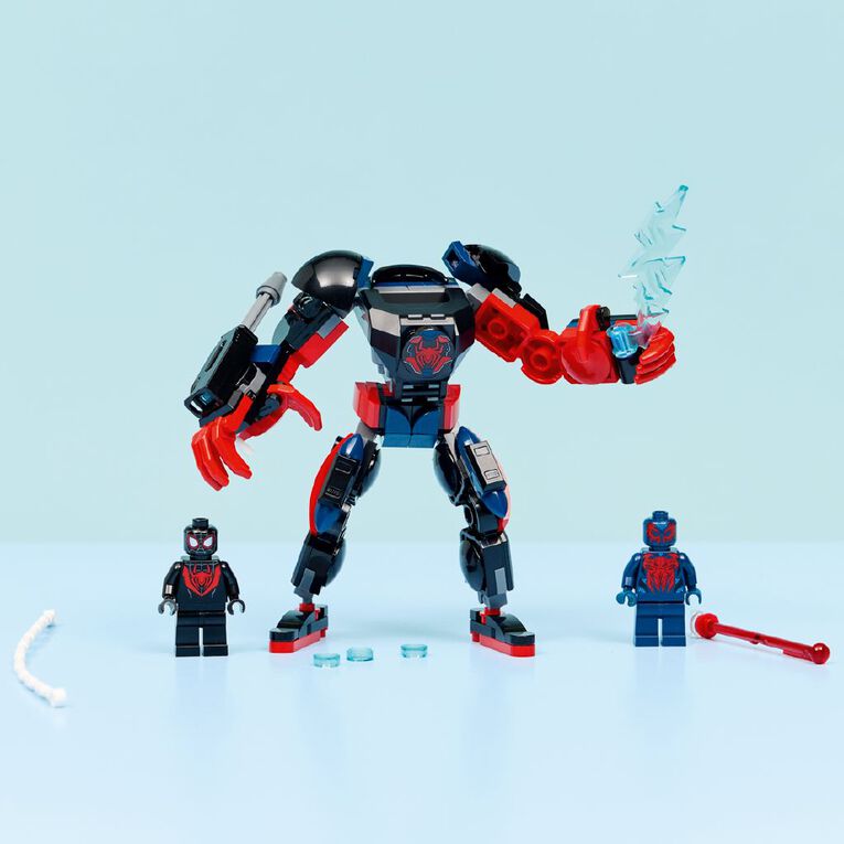 LEGO Marvel Super Heroes Miles Morales Mech vs Spider Man 2099 76337, , hi-res