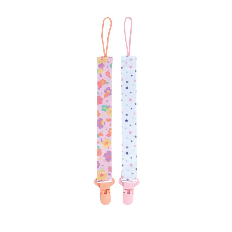 Nuby Fabric Pacifinder Assorted 2 Pack, , hi-res