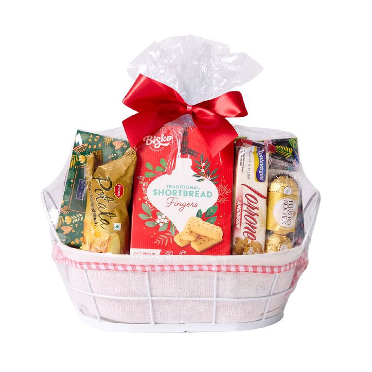 Oval Wire Basket Gift Hamper, , hi-res