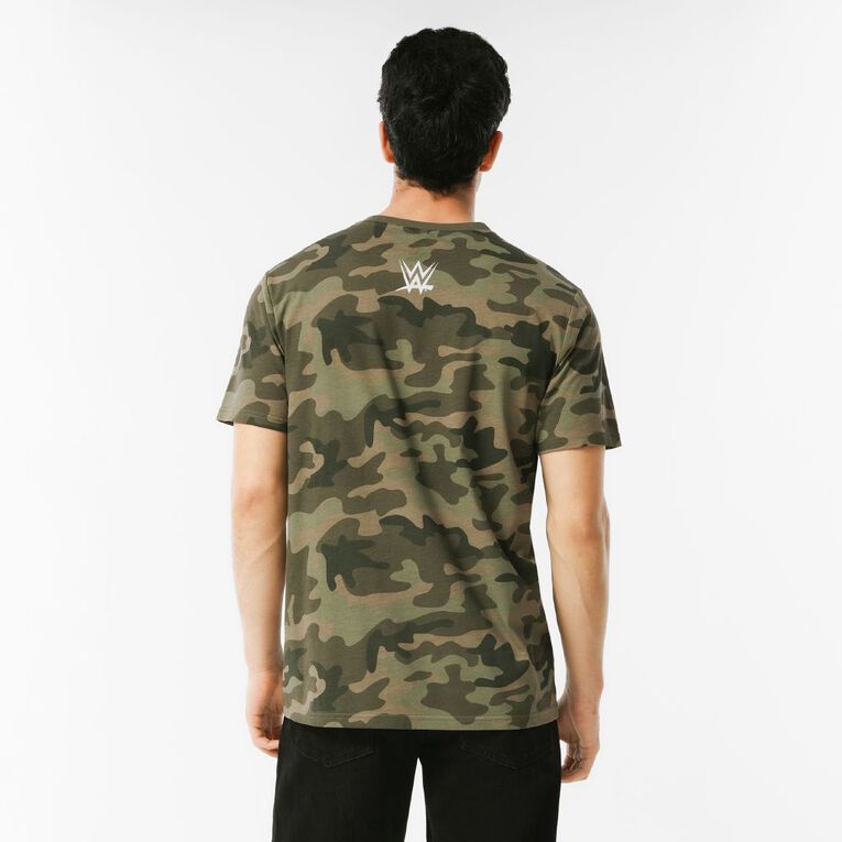 WWE Men's John Cena Tee, Green Dark, hi-res