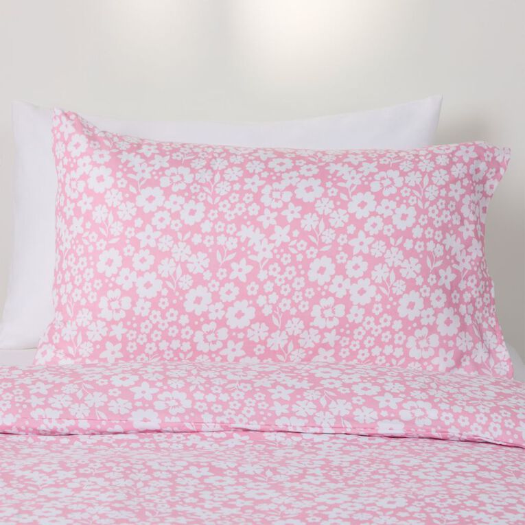 Living & Co Kids Duvet Cover Set Wildflower Multi-Coloured Single, , hi-res
