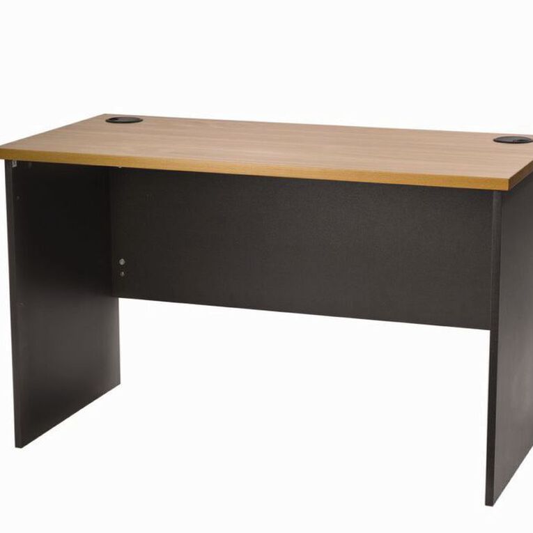 Firstline Desk 1200 Beech/Ironstone, , hi-res