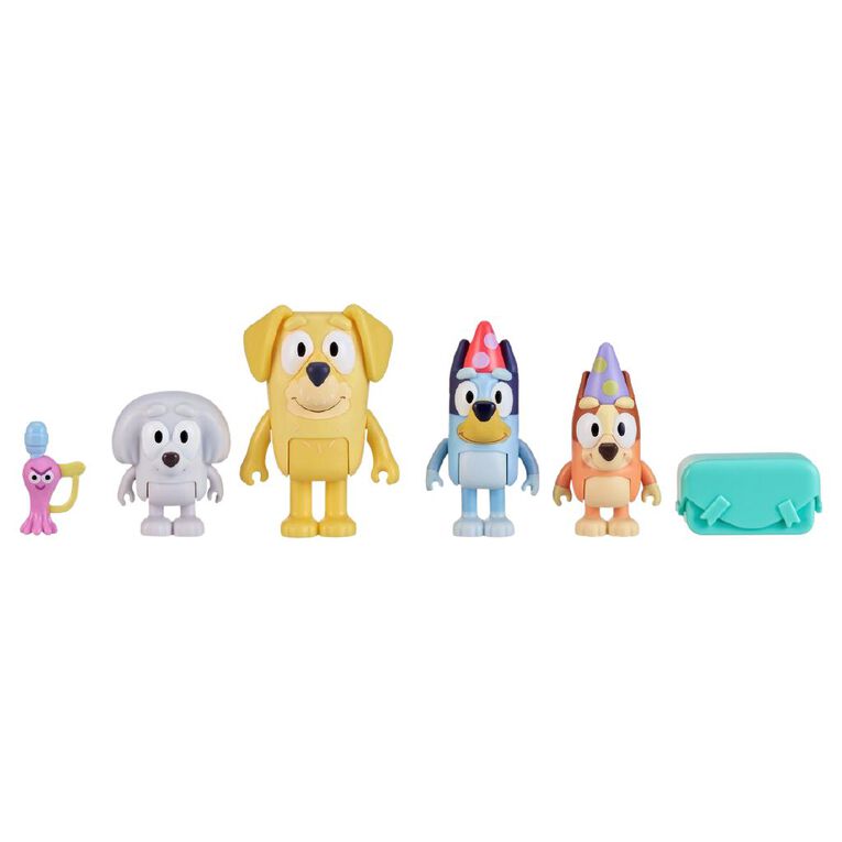 Bluey Figure 4-Pack Assorted, , hi-res