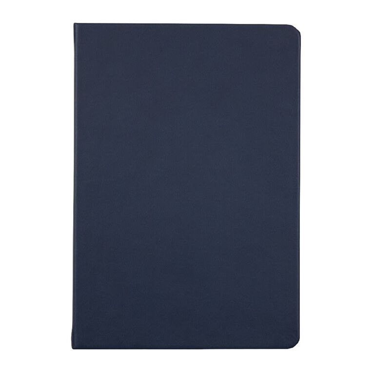 WS Hardcover PU Notebook Navy A5, , hi-res