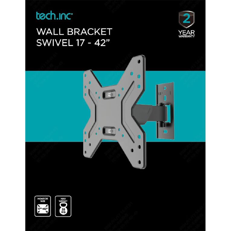 Tech.Inc Cantilever TV Wall Mount Small 17 to 42in VESA 200mm x 200mm, , hi-res