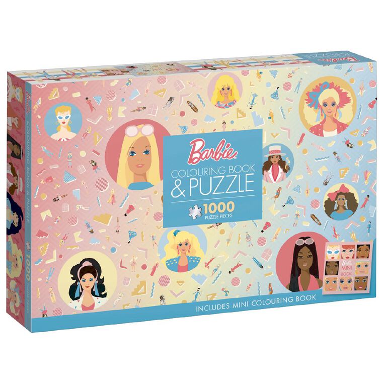 Barbie: Adult Book & Puzzle 1000 Pieces, , hi-res