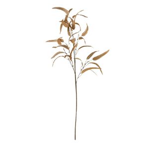 Living & Co Artificial Long Leaf Eucalyptus Stem Brown