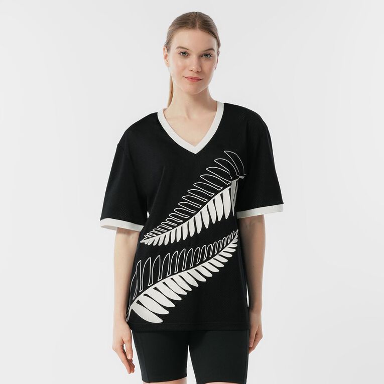 Active Intent Women's Supporter Football Tee, Black, hi-res