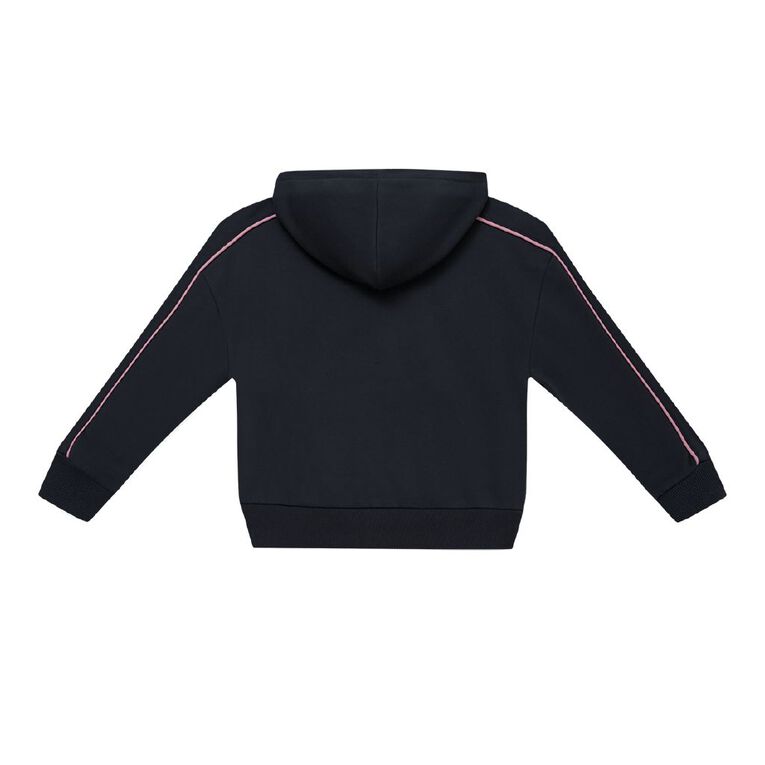 Young Original Piping Zip Hoodie, Grey Dark, hi-res