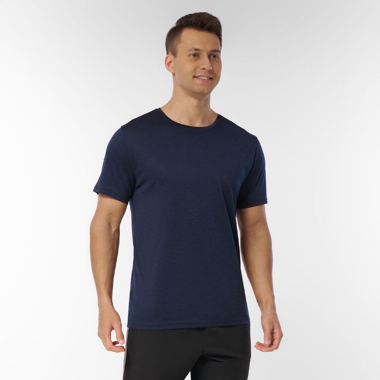 Active Intent Men's Active Cationic Tee, Blue Dark, hi-res