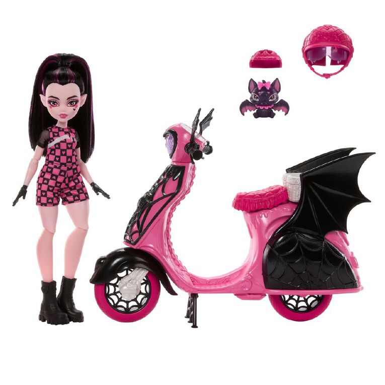 Monster High Draculaura Doll & Scooter, , hi-res