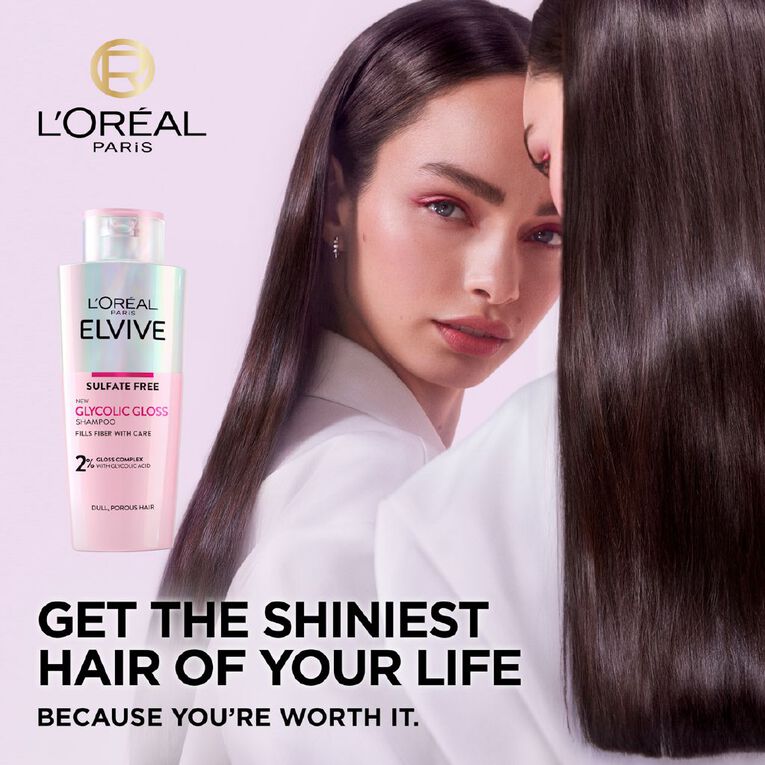 L'Oreal Paris Glycolic Gloss Shampoo 200ml, , hi-res