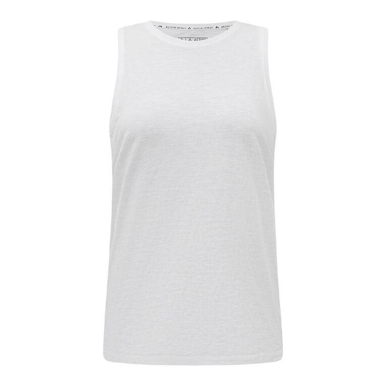 Active Intent Women's Active Tank, White, hi-res