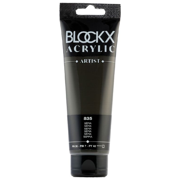 BLOCKX Acrylic Tube Sepia 120ml, , hi-res