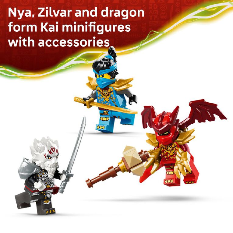 LEGO Ninjago Zilvars Beast against Kai & Nya 71863, , hi-res