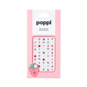 Poppi Kids Nail Stickers Strawberry