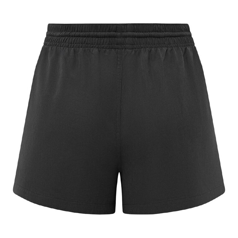 H&H Women's Short Suede Boardshorts, Black, hi-res