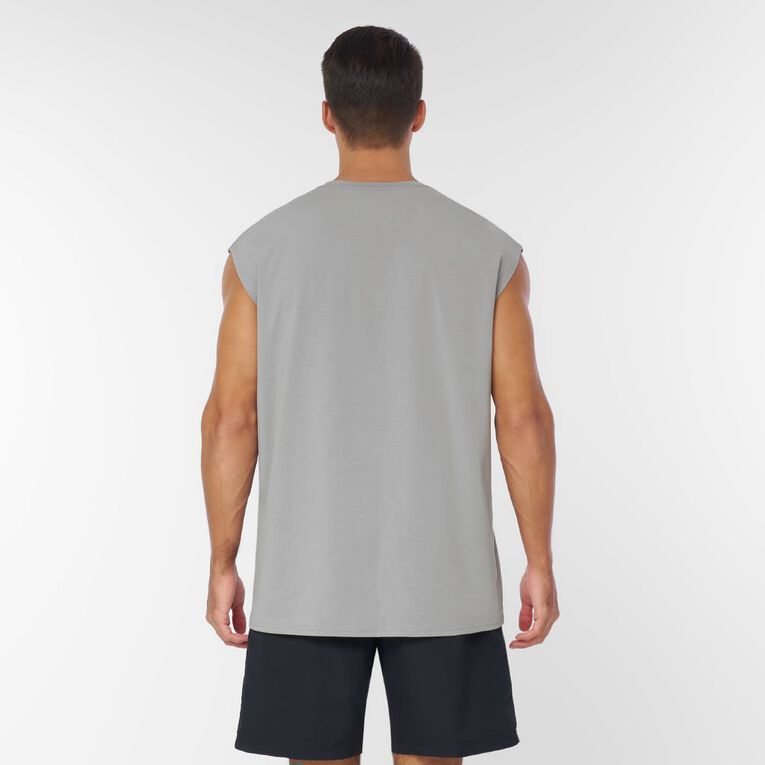 Active Intent Men's Hybrid Tank, Grey Mid, hi-res