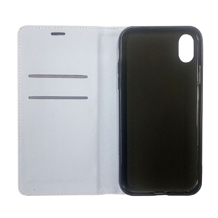 Nostalgic Speck iPhone XR Flip Case Blue Blue Mid Blue Mid The