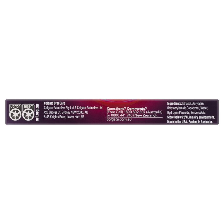 Colgate Optic White Nightly Treatment Whitening Wand 3% 1 Pack 2.5ml, , hi-res