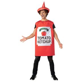 Seasons Ketchup Condiment Costume One Size