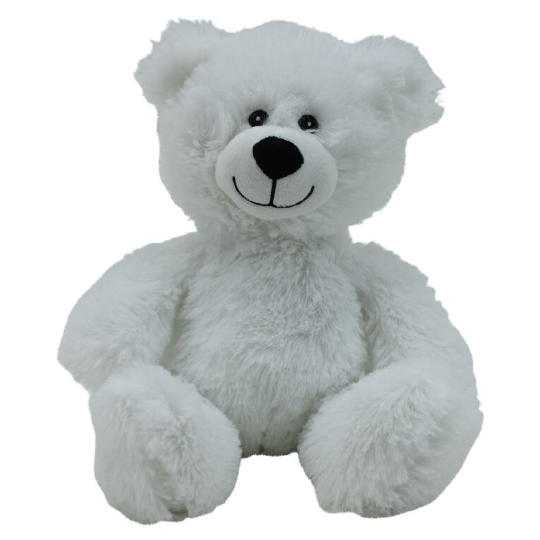 Play Studio Plush Bear Brown or White 20cm Assorted, , hi-res